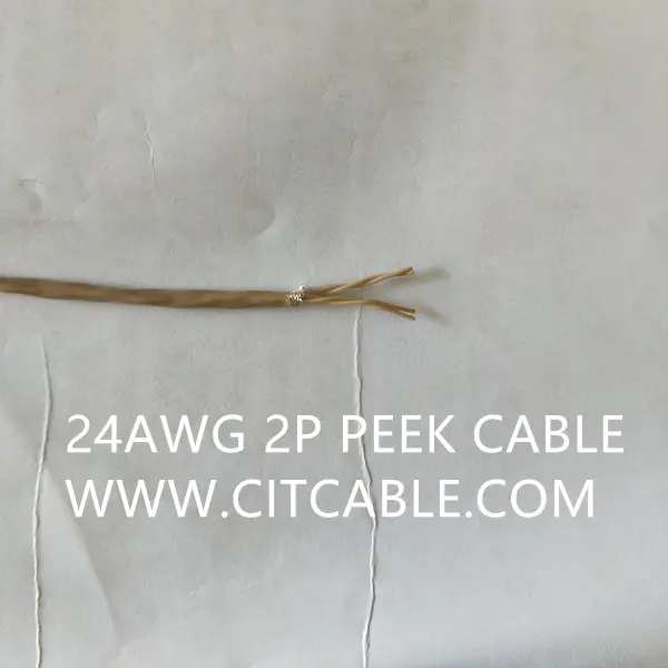 Nuclear power PEEK cables and wires