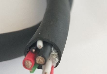 Câble en silicone sans halogène