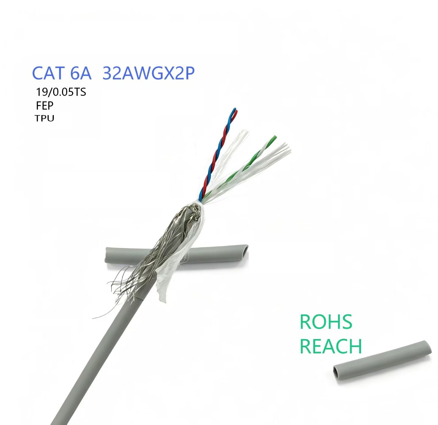 Flexible CAT6A Drag Chain Cable - CITCable